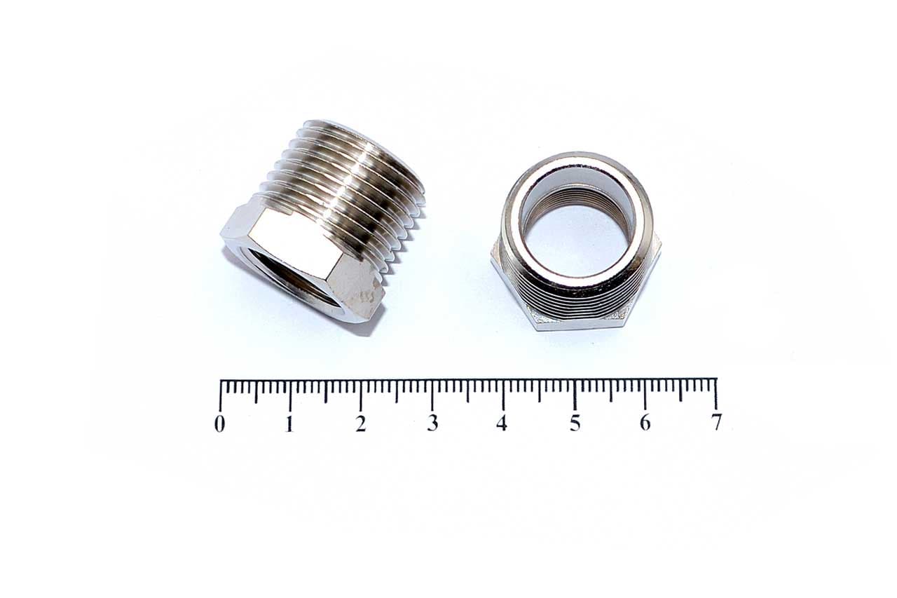 Муфта переходная JNW 03-04 (G3/8"-G1/2") HIMPT 2